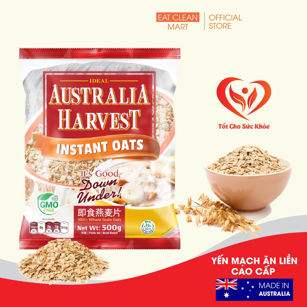 Yến Mạch Nhập Khẩu Cao Cấp AUSTRALIA HARVEST 500g