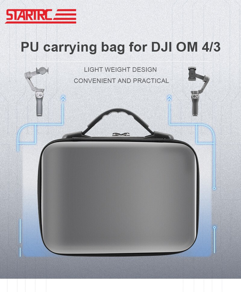 STARTRC Bộ 4 Túi Da Pu Đựng Tay Cầm Chống Rung Dji Om4 Osmo Mobile 3 | BigBuy360 - bigbuy360.vn