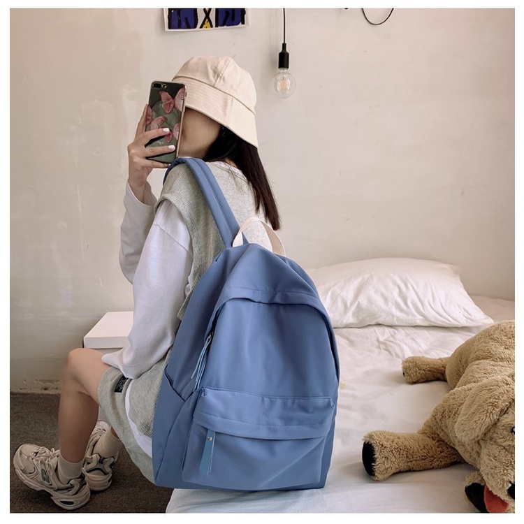 Ba Lô JASMIN NOIR Canvas Thiết Kế Đơn Giản Cho Nữ