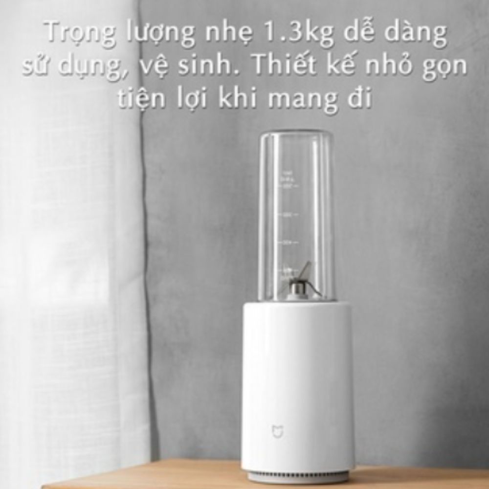Máy xay sinh tố , máy say cầm tay Xiaomi Mijia MJLLJ01PL đa năng cao cấp dung tích 500ml xay sữa hạt tỏi ớt bảo hành 12t