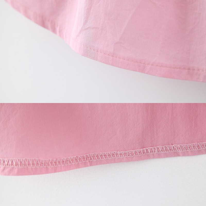 Đầm sát nách  cổ búp bê in họa tiết cầu vồng/ngôi sao dễ thương cho bé gái 1-5 tuổi