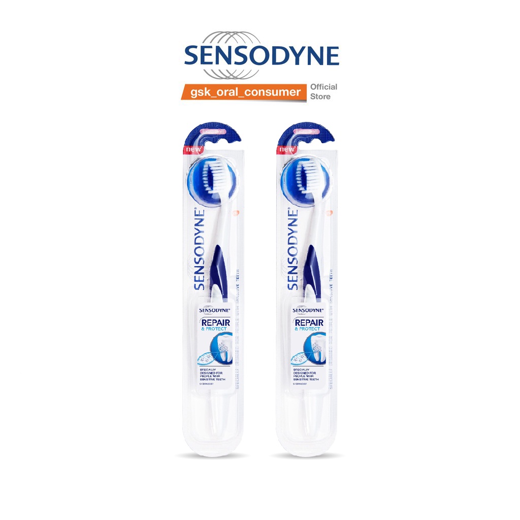 Bộ 2 Bàn chải đánh răng Sensodyne Repair &amp; Protect Extra Soft