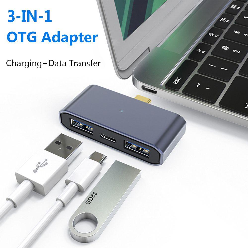 BEBETTERM Đầu Đọc Thẻ Nhớ USB 3.0 Type C OTG Cho Điện Thoại