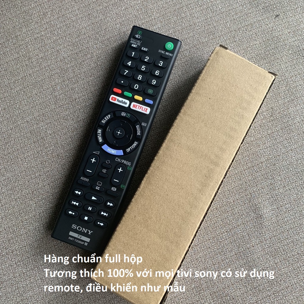 Điều khiển tivi Sony giọng nói Smart, Bravia, 4K, remote tv sony thông minh, mót tivi sony RMF-TX300P, TX300P 55X8000E