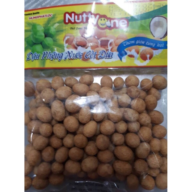 Dây 10 Bịch Đậu Phộng Nước Cốt Dừa Nutty One 100gr