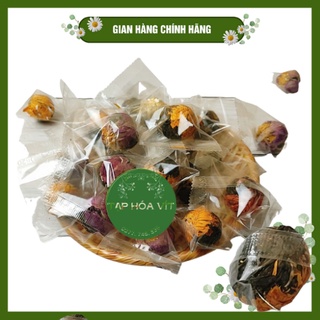 Trà Hoa Phổ Nhĩ Trà Thảo Mộc Tạp Hóa Vít