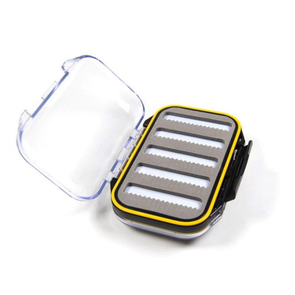 VANES1 Portable Fishing Box Double-side Bait Case Fishing Tool Fishing Tackle Box Spoon Hooks Baits Case Waterproof Fishing Accessories Lure Storage Box Fly Lures Box Bait Accessories/Multicolor
