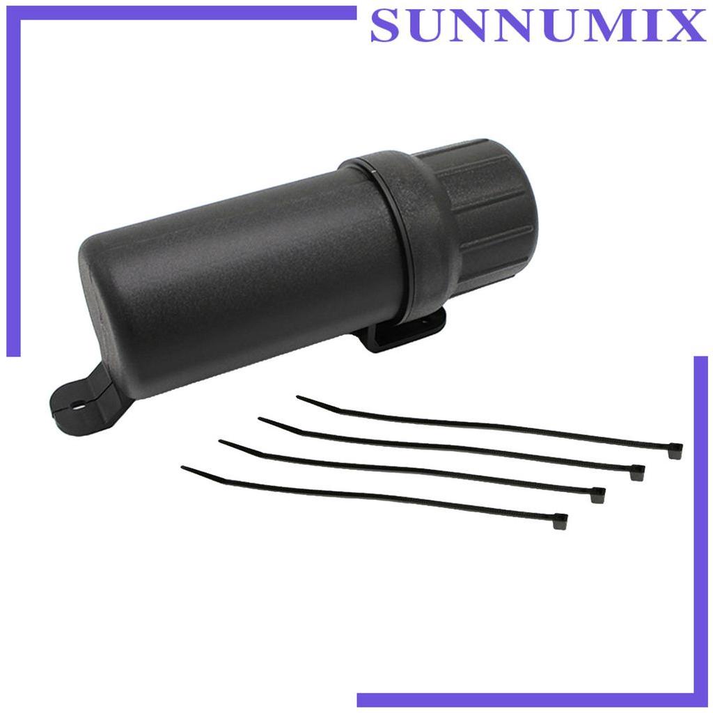 [Sunnimix] Hộp Đựng Găng Tay Ống Đi Mưa / Xe Máy Màu Đen Thông Dụng
