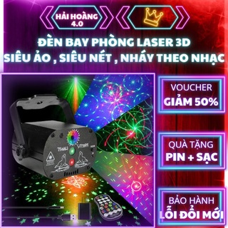 Đèn Laser Phòng Bay, Đèn Bay Phòng Theo Nhạc Có Hình Dùng Cho Phòng Karaoke Sân Khấu