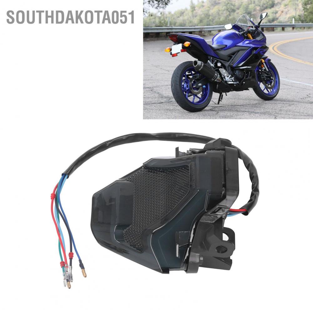 Southdakota051 Đèn hậu LED tích hợp cho xe máy báo rẽ phía sau phanh Y15ZR MXKING150 EXCITER150