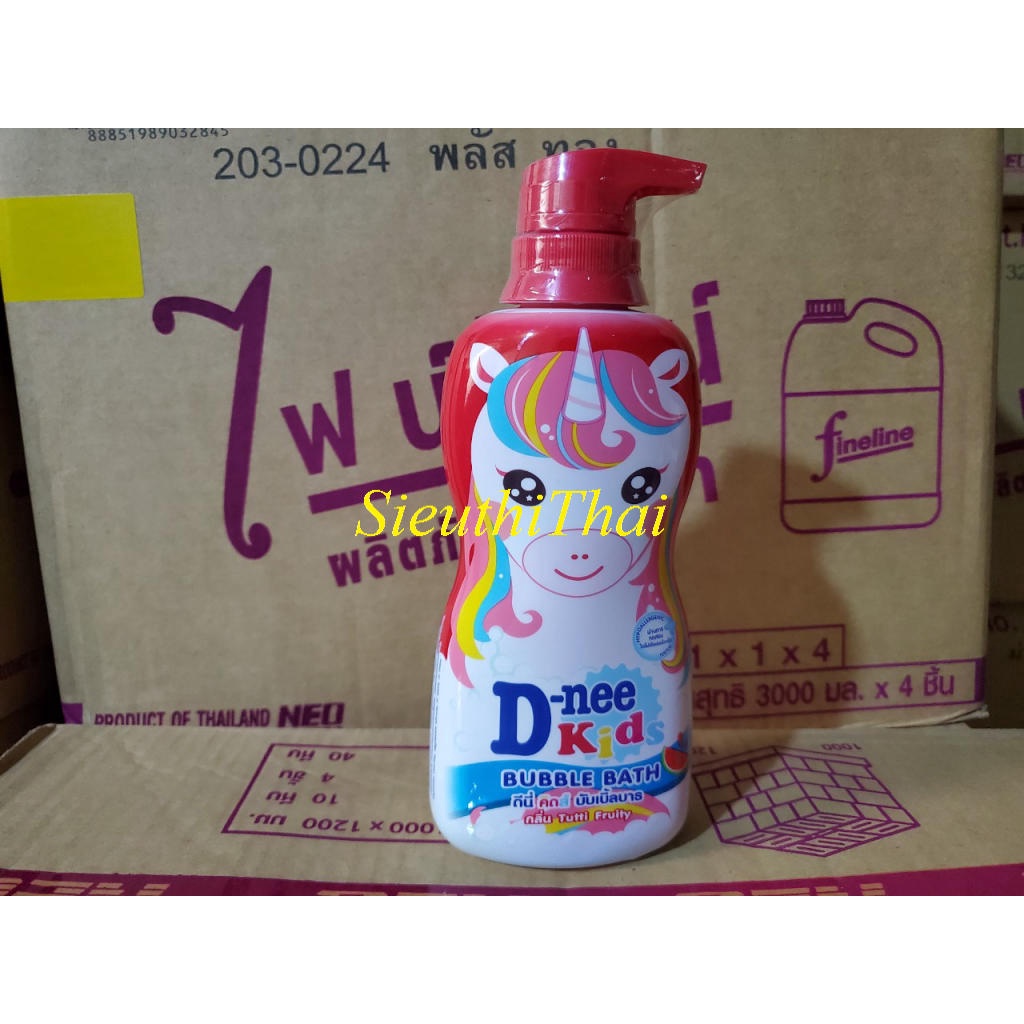 Sữa Tắm Dnee Kids hình Thú vui nhộn toàn Thân Cho Bé chai 400ML
