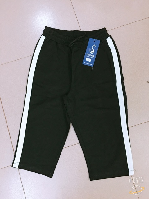 Quần Legging lửng sọc thể thao SIZE ĐẠI ( ảnh thật )