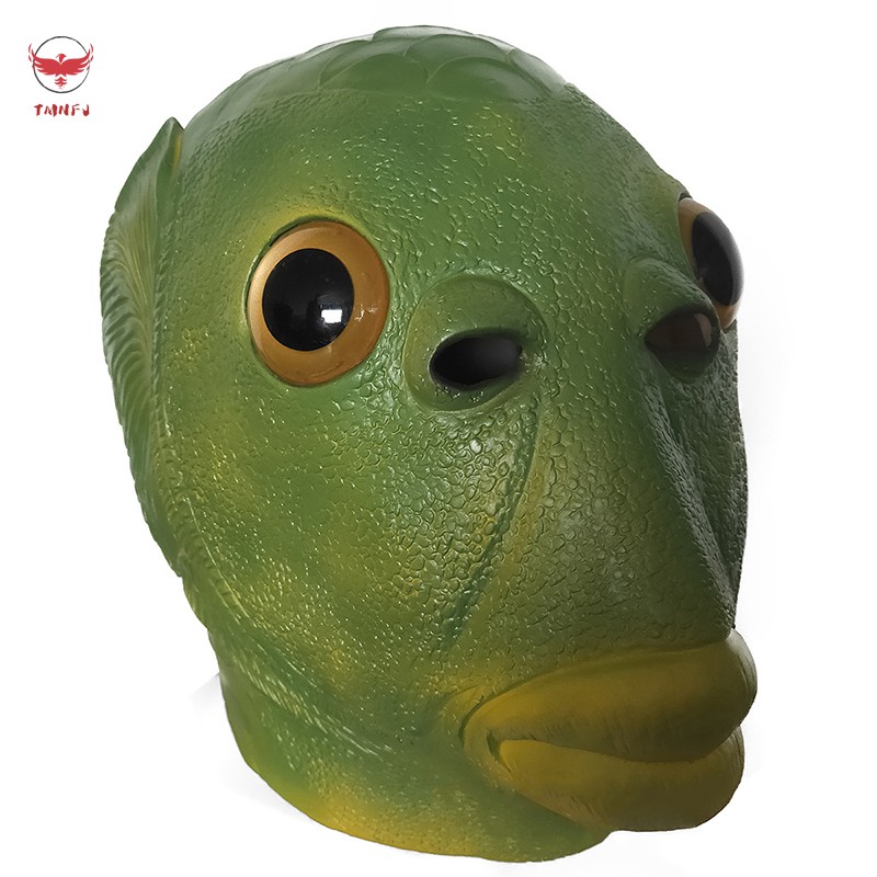 Mặt Nạ Hóa Trang Hình Cá Đáng Sợ Cho Tiệc Halloween