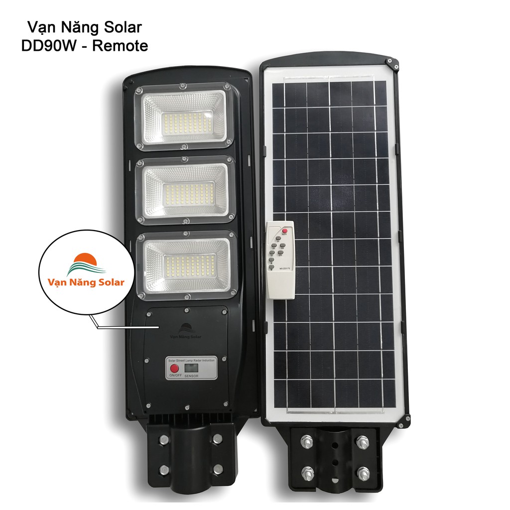 Đèn đường năng lượng mặt trời Vạn Năng Solar 30W 50W 60W 90W 100W 120W - Cam kết Giá thấp nhất thị trường