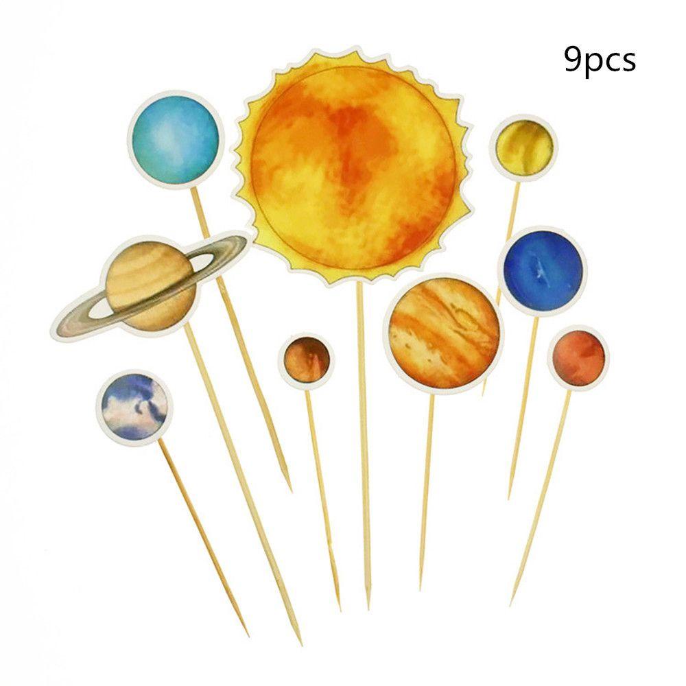Set 1 / 9 Que Cắm Trang Trí Bánh Cupcake Sử Dụng Năng Lượng Mặt Trời
