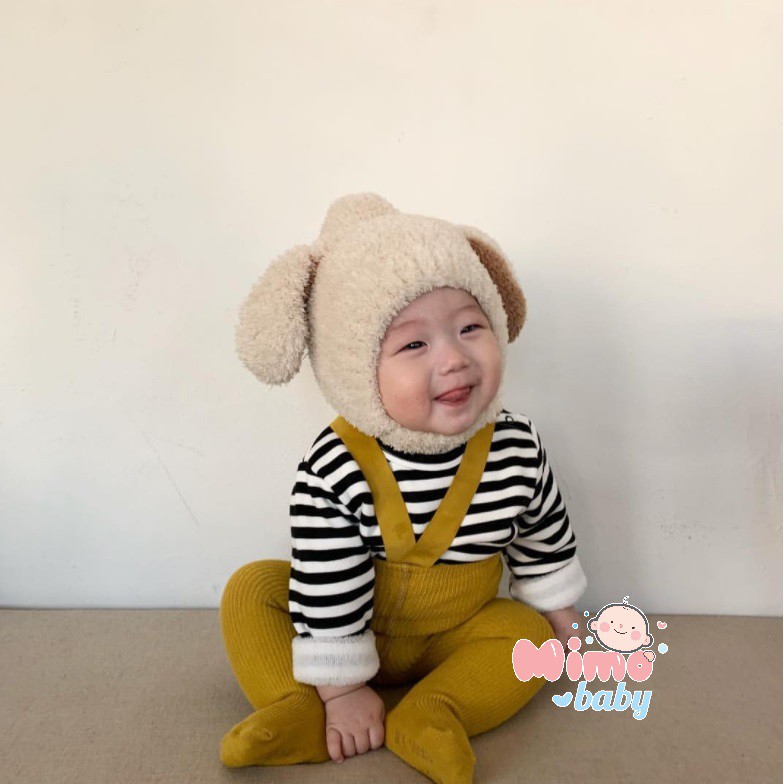 Mũ len tai cừu cho bé (6m-2y) ML02 Mimo Baby