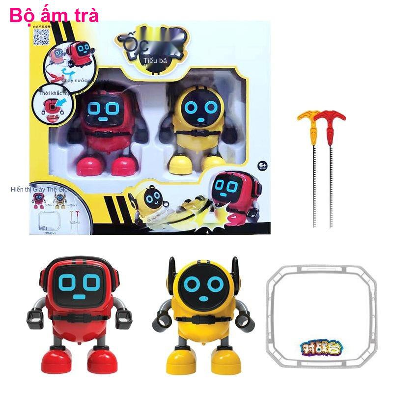 đồ sơ sinhĐồ chơi trẻ em Bibi Elf Xoay ma thuật Hyun Top Xiaobao Robot Cậu bé Kéo chỉ Đầu ngón tay Con quay