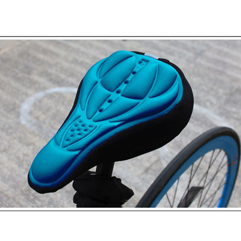 Vỏ bọc yên xe đạp 3D mềm mại dày dặn chống nước chống bụi