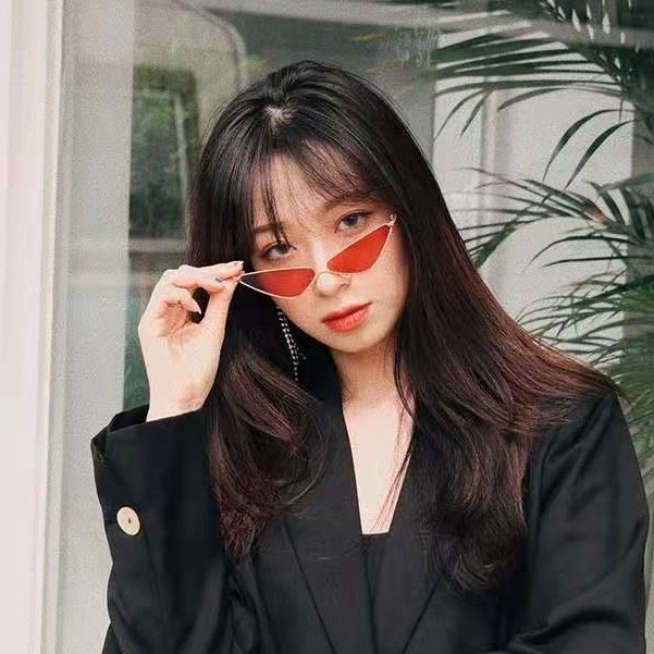 Kính Mát Mắt Mèo Phong Cách Hàn Quốc Sang Trọng Cho Nữ