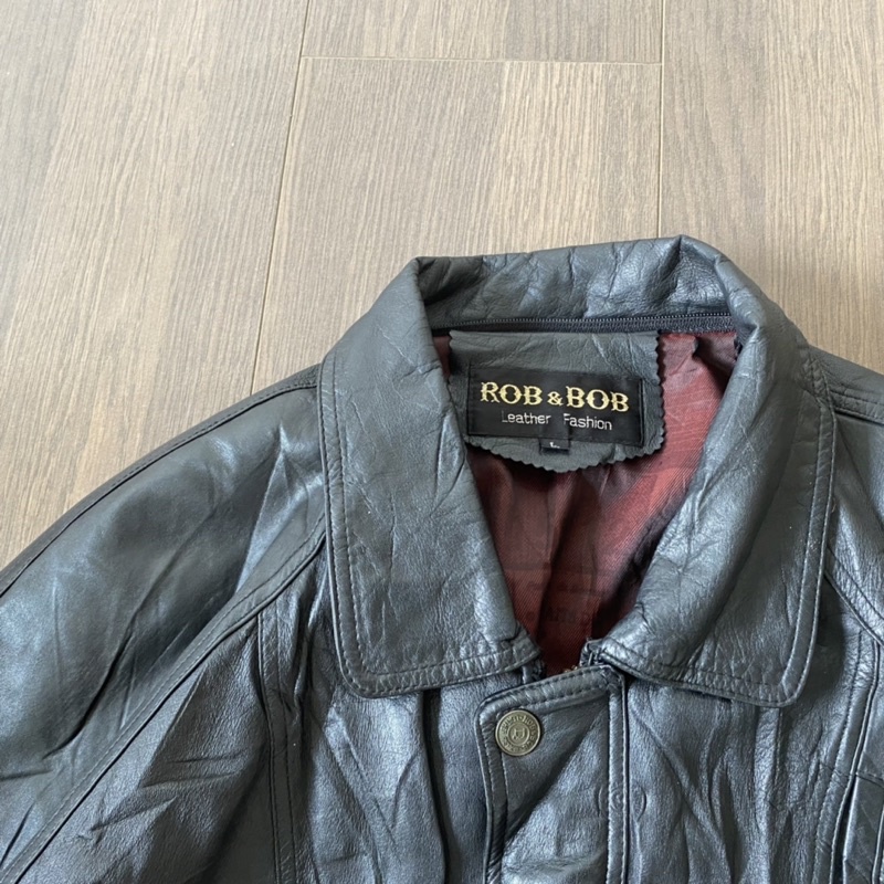 Áo Leather Bomber Jacket 2hand