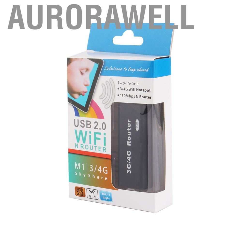 Bộ Phát Sóng Wifi Không Dây 3g / 4g 150mbps Wlan Lan Rj45