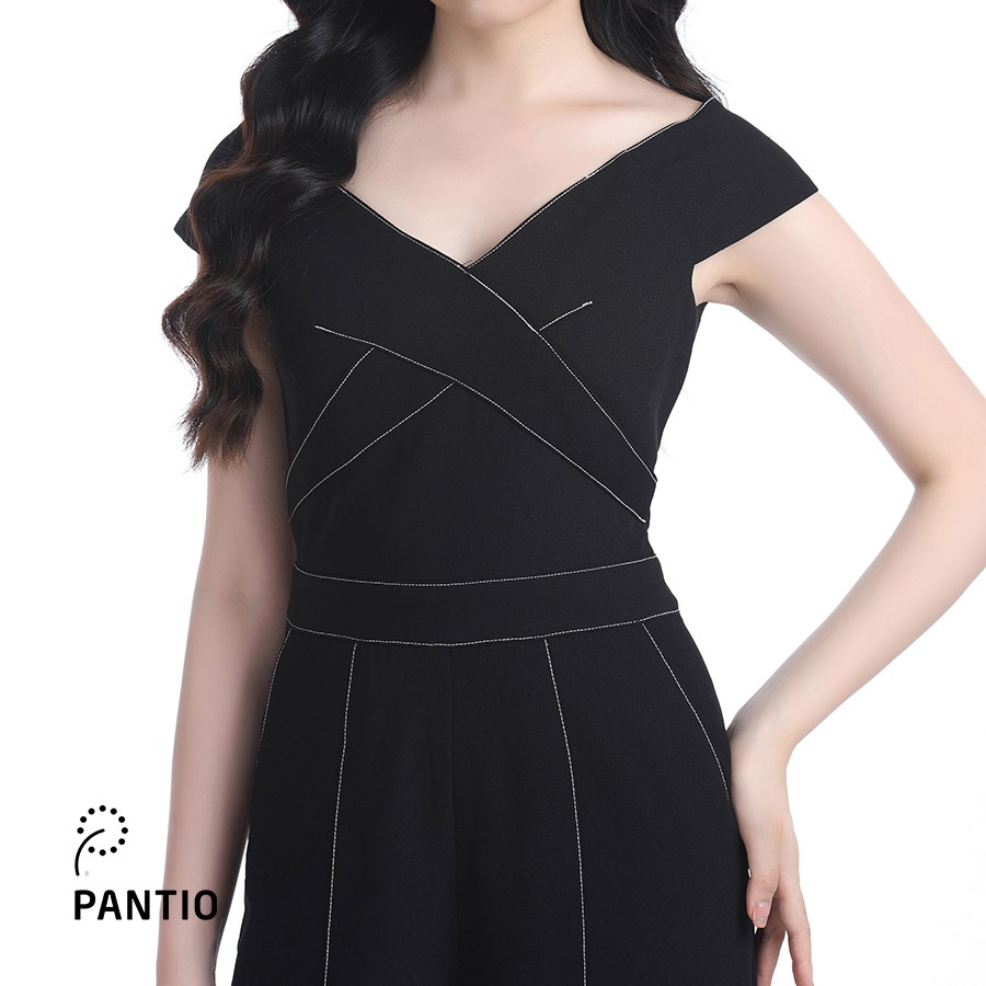 Jumpsuit chất liệu thô mềm kiểu dáng lịch sự dáng suông FJS5075- PANTIO