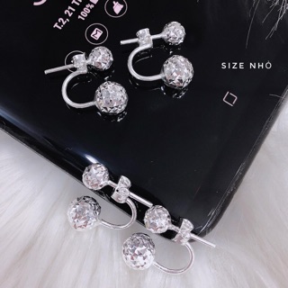 💥💥 Bông Tai Dior Cong Bạc Ta Phay Sáng Đẹp