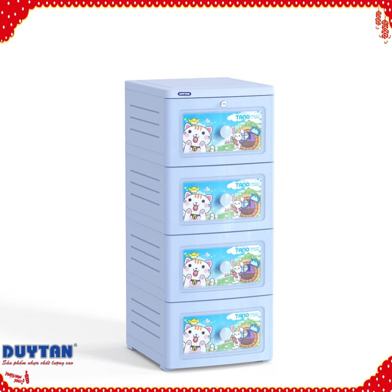 (Hà Nội) Tủ nhựa Duy Tân Tano 4 ngăn-Dương