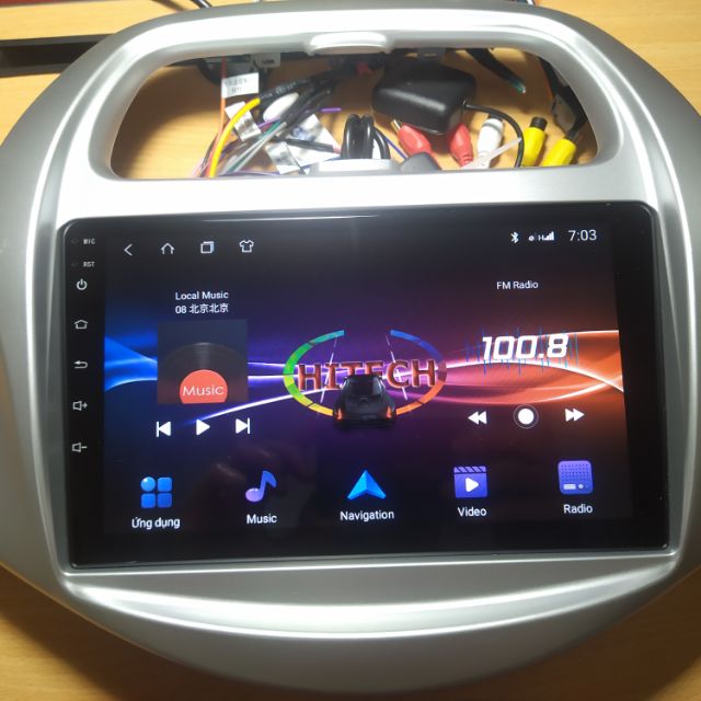 Màn hình android 9 inch chevrolet spark