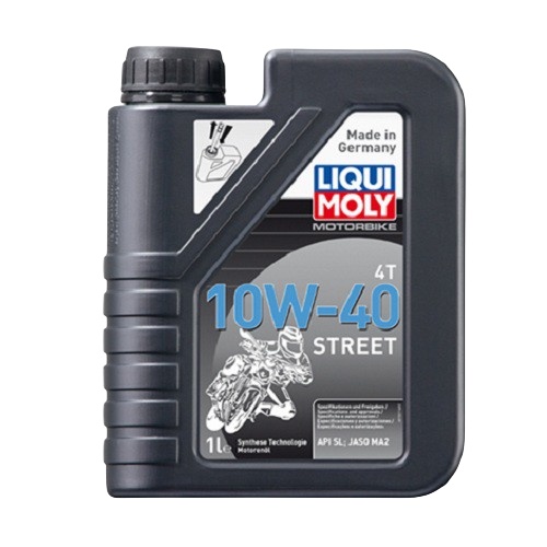 NHỚT LIQUI MOLY 4T 10W40 STREET chuyên dành cho xe Exciter, Winner, Sirius, Raider, Sonic