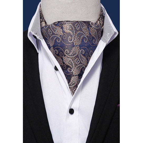 Khăn ascot nam cao cấp, khăn quàng cổ nam