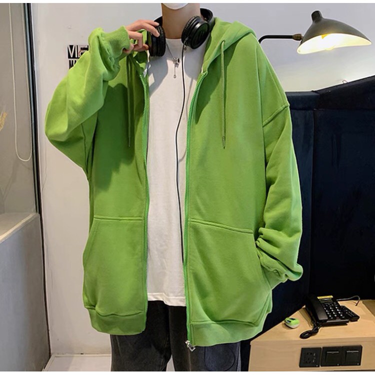 ÁO KHOÁC HOODIE NAM TRƠN VẢI NỈ ĐỦ MÀU ĐƠN GIẢN DỄ PHỐI ĐỒ - GU FASHION | BigBuy360 - bigbuy360.vn