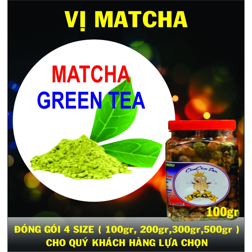 đậu phộng CHOUCHOU PQ vị Matcha 100g