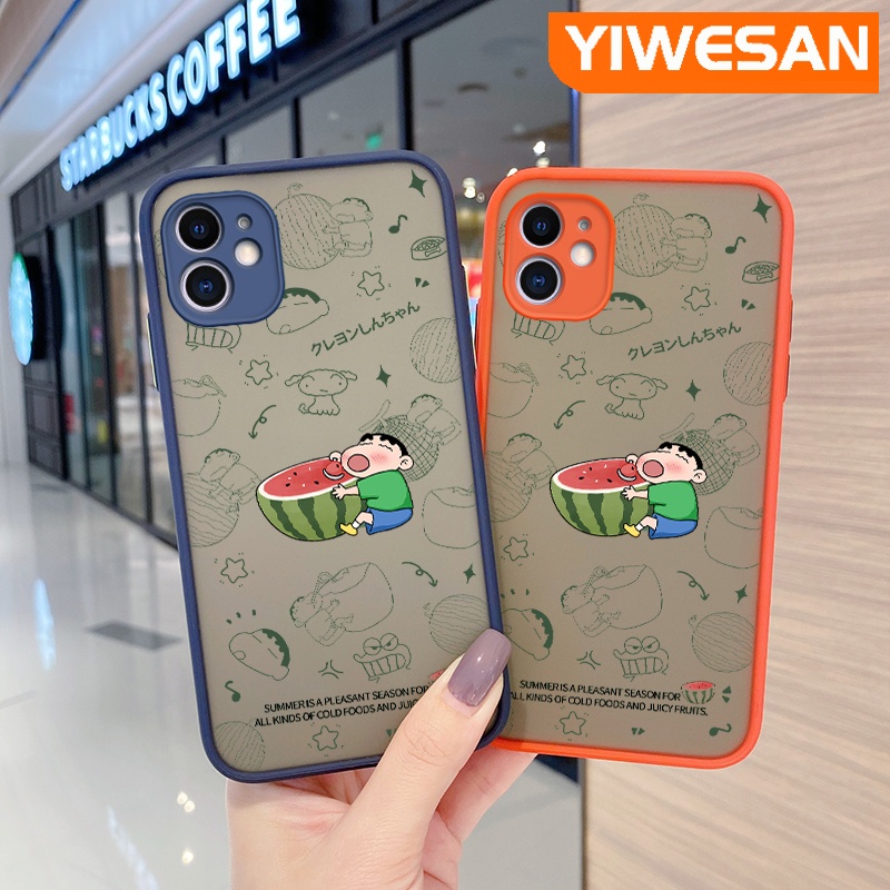 Ốp Điện Thoại Cứng Nhám Trong Suốt Chống Sốc Họa Tiết Dưa Hấu / Cậu Bé Bút Chì Cho VIVO S5 S6
