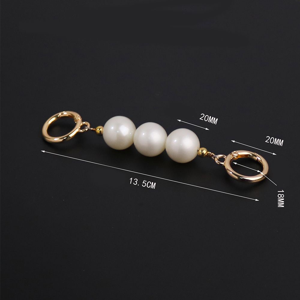 Chuỗi ngọc trai gắn dây đeo túi xách DIY dễ thương