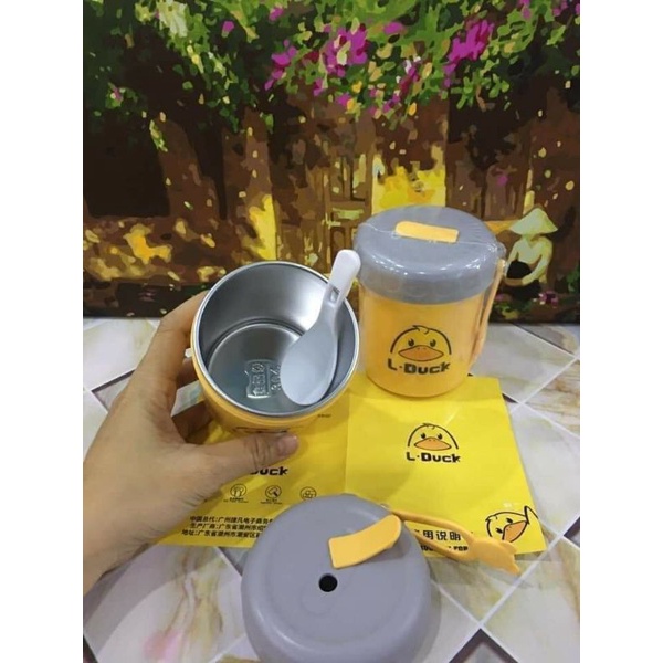 BÌNH Ủ CHÁO VỊT VÀNG XUẤT NHẬT SIÊU KUTE