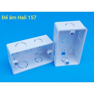 Đế âm tường Hali 157, hộp âm tường - Cty Hòa Thịnh, Lihhan