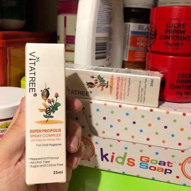 Xịt ho Vitatree mẫu mới | Thế Giới Skin Care