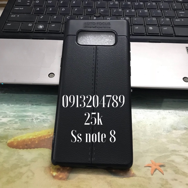 Ốp lưng Samsung note 8 giả da , chống sốc auto focus