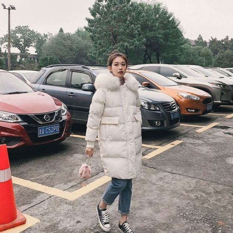 Áo khoác phao nữ đại hàn hàng quảng châu cao cấp