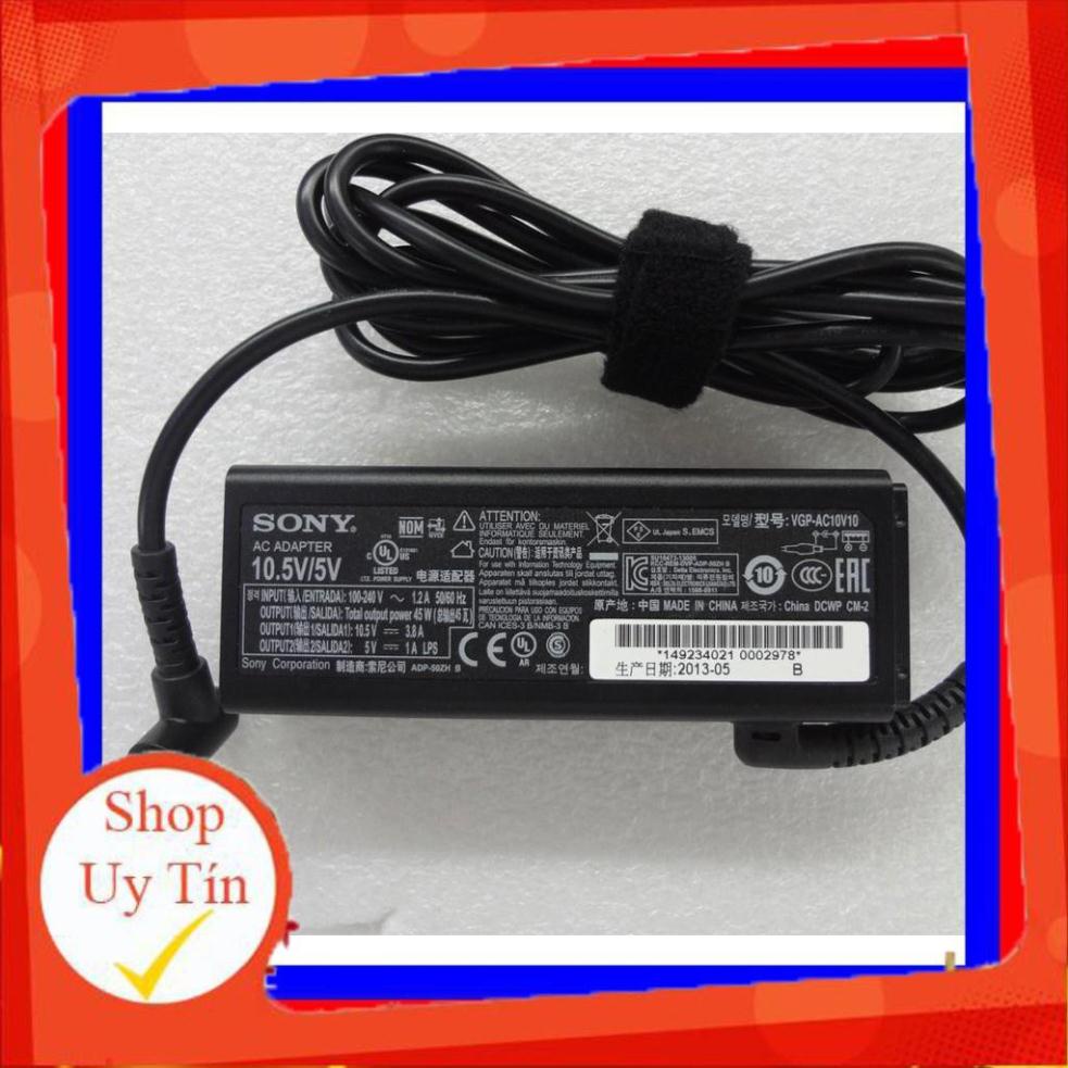 BH 12TH Đổi mới Sạc laptop Sony 10.5V 3.8A/ 10.5 4.3A đầu vàng