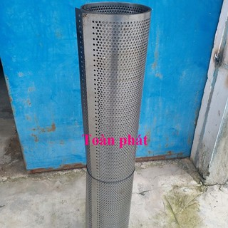 ( Khổ cao 1m x dài 2m x dày 4 zem) Tôn dầu đột lỗ tổ ong lỗ 4li