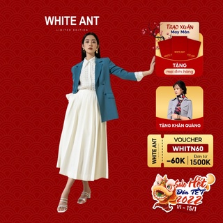 Áo Khoác Blazer Công Sở Nữ WHITE ANT HAVILY VEST Dáng Suông Tay Lỡ Trẻ Trung, Chất Liệu Cao Cấp 180500039A.333