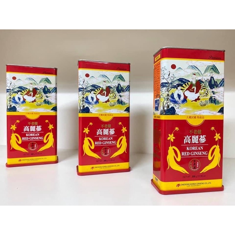 [DATE MỚI] Hồng Sâm Củ Khô Hộp Thiếc DEADONG HÀN QUỐC