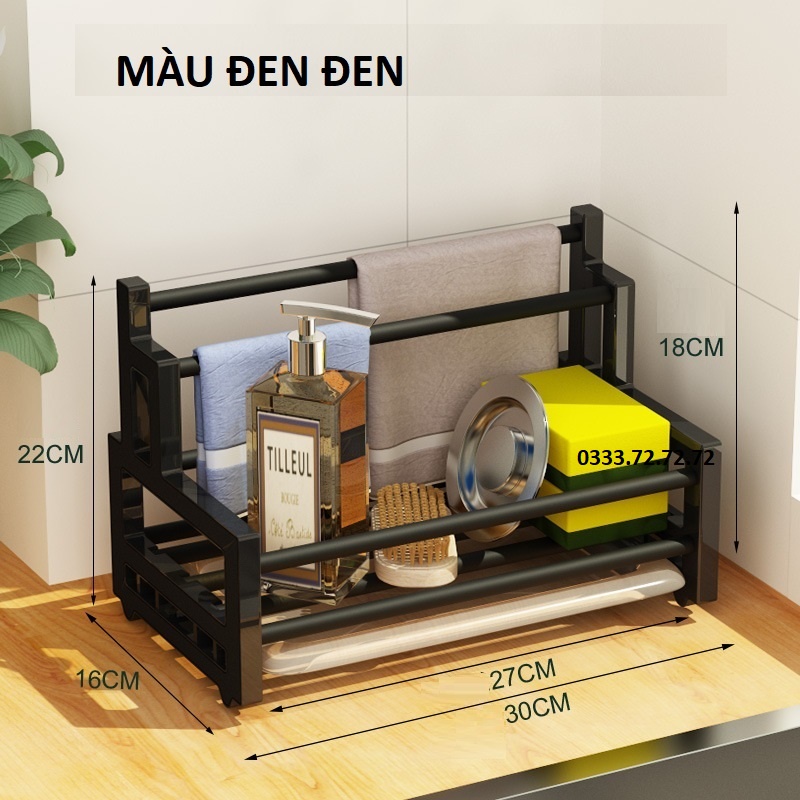 Giá để giẻ rửa bát sạch sẽ tiện dụng