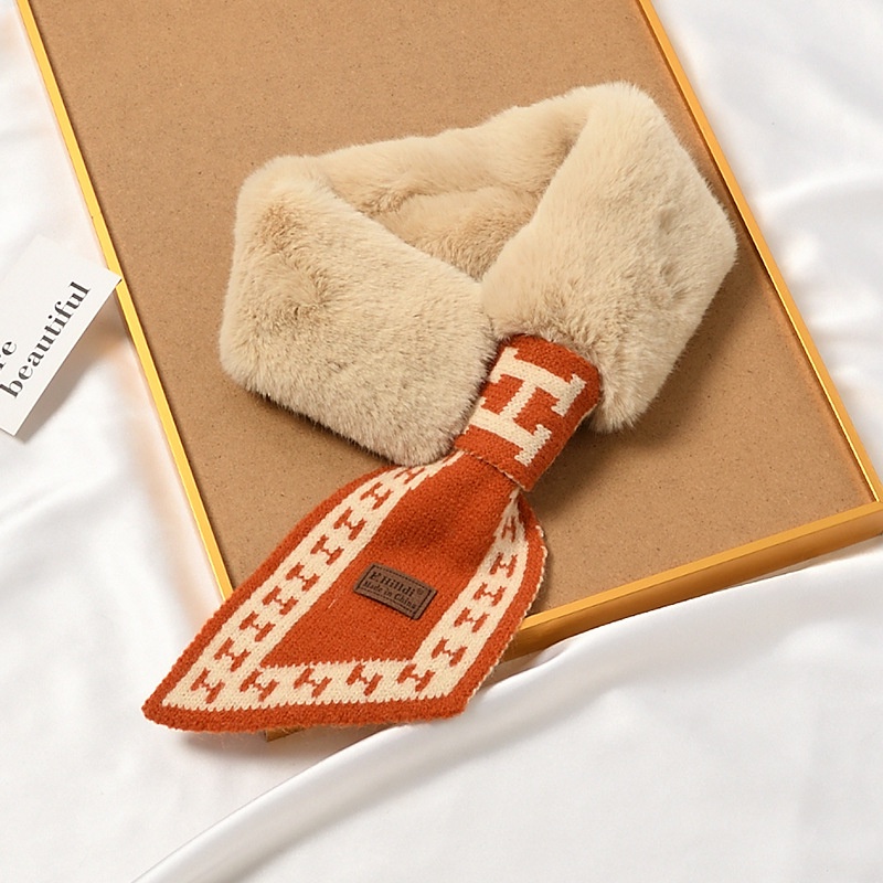 Khăn len choàng cổ thời trang phong cách Hàn Quốc cho nữ