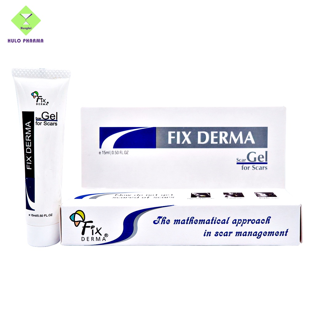 Kem Mờ Sẹo FIXDERMA Scar Gel Giúp Dưỡng Da Mờ Sẹo Thâm Sẹo Lồi Sẹo Rỗ Do Bỏng, Vết Thương, Phẫu Thuật 15ml