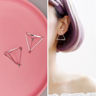 Khuyên Tai Hình Tam Giác Rỗng Phong Cách Hàn Quốc Đơn Giản Dành Cho Nữ
