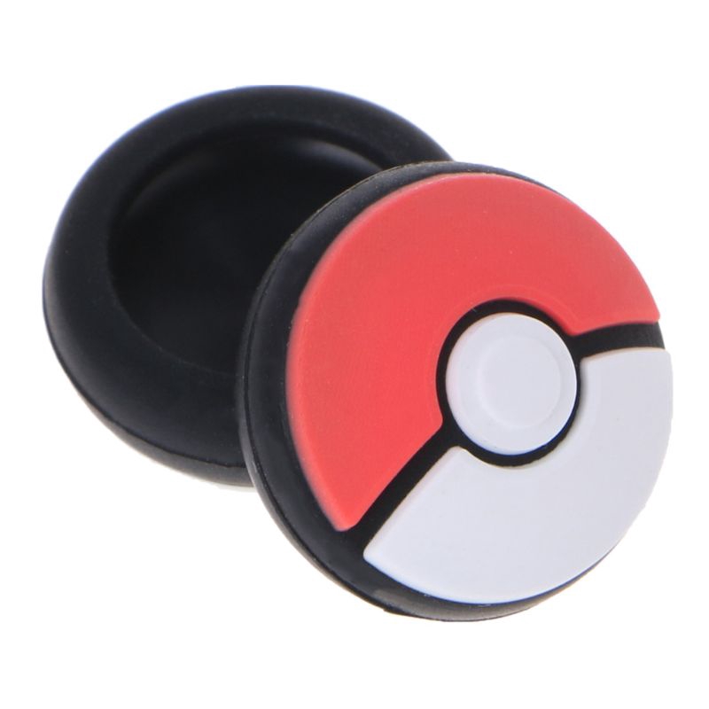 Set 2 đầu bọc nút xoay hình bóng Pokemon cho tay cầm chơi game Nintendo Switch