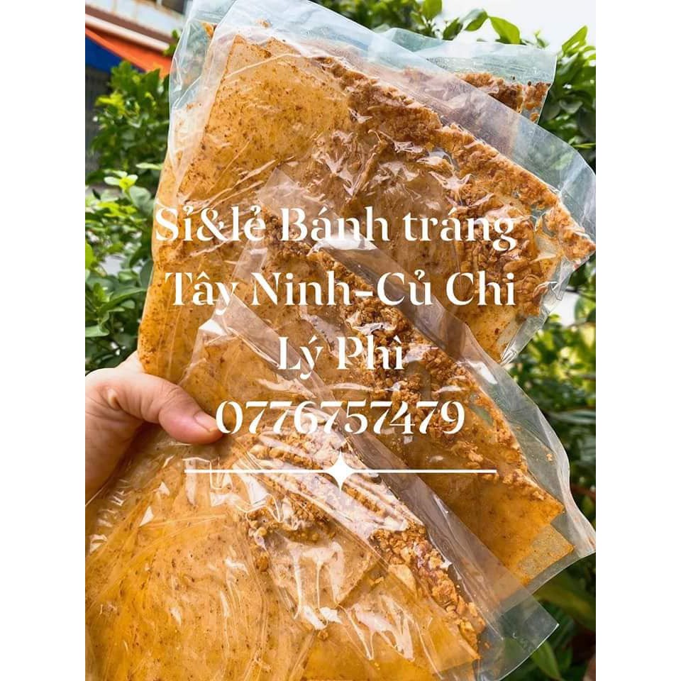 Bánh tráng tỏi muối nhuyễn siêu cay